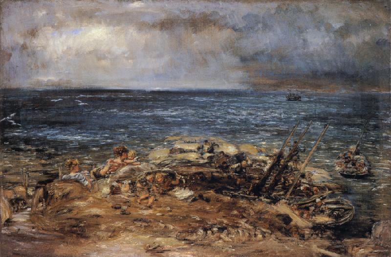 William Mctaggart The Emigrants oil painting image